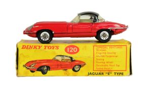 DIECAST - DINKY TOYS 120 JAGUAR E TYPE