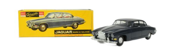 VINTAGE EMPIRE MADE JAGUAR MARK 10 SALOON FRICTION MOTOR CAR