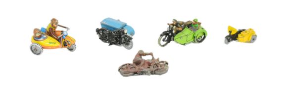 DIECAST - COLLECTION OF VINTAGE MOTORCYCLE MODELS