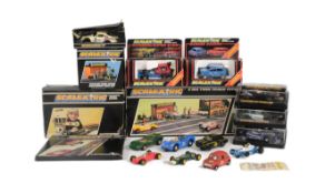 SCALEXTRIC - COLLECTION OF VINTAGE CARS & ACCESSORIES