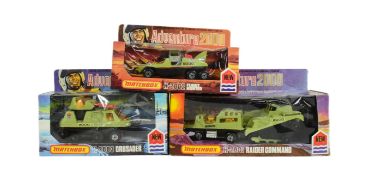 DIECAST - VINTAGE MATCHBOX ADVENTURE 2000 DIECAST MODELS