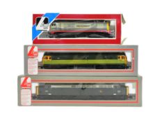 MODEL RAILWAY - THREE LIMA OO GAUGE TRAINSET LOCOMOTIVES