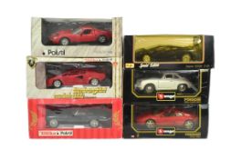 DIECAST - COLLECTION OF X6 1/8 SCALE MODEL CARS