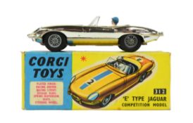 DIECAST - VINTAGE CORGI TOYS JAGUAR E TYPE COMPETITION MODEL