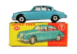 DIECAST - VINTAGE DINKY TOYS DIECAST V8 DAIMLER