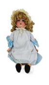 VINTAGE GERMAN BISQUE HEADED CHARACTER DOLL