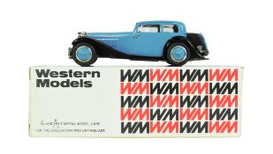 WESTERN MODELS - 1/43 SCALE DIECAST JAGUAR SS1