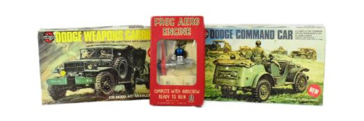 MODEL KITS - X2 PLASTIC MODEL KITS & FROG AERO ENGINE