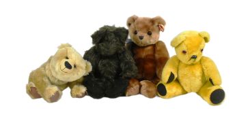 TEDDY BEARS - X4 ASSORTED SOFT TOY TEDDY BEARS