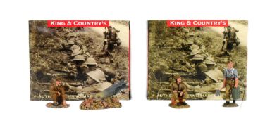 KING & COUNTRY - X2 BOXED FIELDS OF BATTLE MODELS