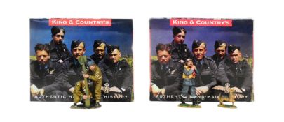 KING & COUNTRY - X2 AIR FORCE SOLDIER MODEL FIGURES
