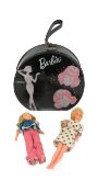 BARBIE - VINTAGE MATTEL BARBIE DOLL & CARRY CASE W/CLOTHING