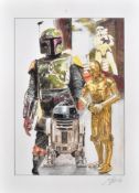 ESTATE OF JEREMY BULLOCH - STAR WARS - MAYA KUROKI FAN ARTWORK