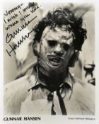 ESTATE OF JEREMY BULLOCH - GUNNAR HANSEN (D.2015) SIGNED PHOTO