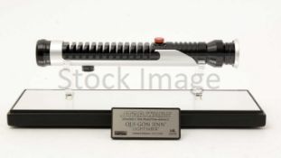 STAR WARS - MASTER REPLICAS - QUI-GON JINN LIGHTSABER REPLICA