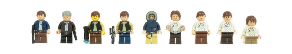 LEGO - STAR WARS - HAN SOLO MINIFIGURES