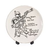 ESTATE OF JEREMY BULLOCH - STAR WARS - FAN ARTWORK PLATE