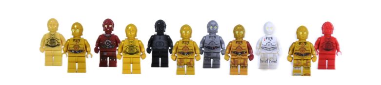 LEGO - STAR WARS - X11 MINIFIGURES - PROTOCOL DROIDS