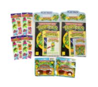 TEENAGE MUTANT HERO TURTLES - VINTAGE RACK PACK TOYS / MERCHANDISE