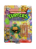 TEENAGE MUTANT HERO TURTLES - VINTAGE 1989 MOC CARDED FIGURE