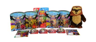 ACTION FIGURES - STAR WARS, TOY STORY, STAR TREK, MARIO ETC