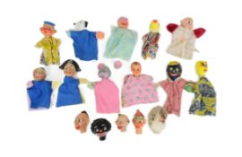 VINTAGE PUPPETS - COLLECTION OF ASSORTED CHARACTERS