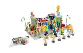 THE SIMPSONS - PLAYMATES - MAIN STREET INTERACTIVE PLAYSET