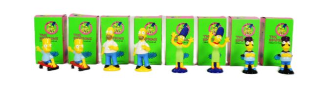 THE SIMPSONS - X8 VINTAGE COLLECTABLE FIGURINES