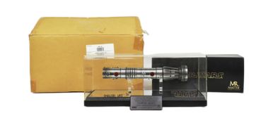 STAR WARS - MASTER REPLICAS - DARTH MAUL BATTLE DAMAGED LIGHTSABER
