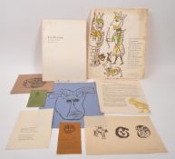 JOSEPH LOW TEN PROVERBS COLOUR PRINTS - EDEN HILL PRESS