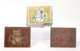 TWO TOM ECKERSLEY GENERAL POST OFFICE POSTER COPPER PLATES