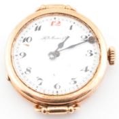 HENRY MOSER & CIE SWISS 14K GOLD WRISTWATCH - ST PETERSBURG