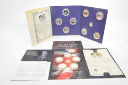 WINSTON CHURCHILL & PLATINUM WEDDING ANNIVERSARY COIN PACKS