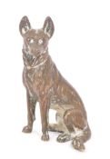EARLY 20TH CENTURY AUSTRIAN COLD PAINTED BRONZE DOG