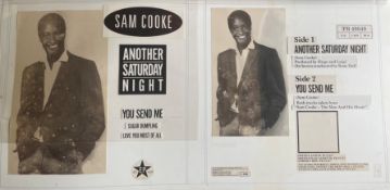 SAM COOKE - ANOTHER SATURDAY NIGHT - 1986 EP PRINTER'S MOCK-UP