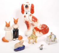 COLLECTION OF VICTORIAN & LATER CHINA FIGURES