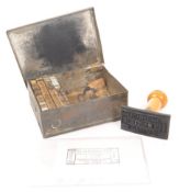 VINTAGE GPO PARCEL POST DATE SLUGS - LATE 20TH CENTURY