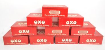 OXO CUBES - COLLECTION OF VINTAGE OXO STOCK CUBE TINS