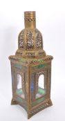 20TH CENTURY MOROCCAN STYLE LANTERN