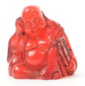 SMALL RESIN JAPANESE BUDDHA STYLE OF BAKELITE