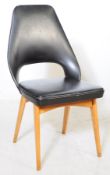 STOE BENCHAIR - MID 20TH CENTURY BLACK VINYL DINING CHAIR
