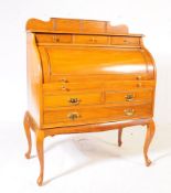 FRENCH DIRECTOIRE REVIVAL ROSEWOOD BARREL TOP DESK
