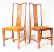 PAIR OF 19TH CENTURY LATE VICTORIAN HALL CHAIRS