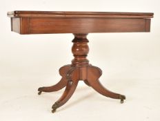 GEORGE IV 19TH CENTURY MAHOGANY TEA TABLE