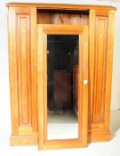 19TH CENTURY VICTORIAN PINE WARDROBE