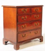VICTORIAN MAHOGANY BACHELOR'S CHEST OF DRAWERS