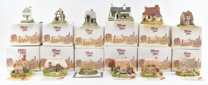LILLIPUT LANE - COLLECTION OF TWELVE BOXED RESIN COTTAGES