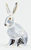 ROYAL CROWN DERBY - STARLIGHT HARE - FINE BONE CHINA FIGURE