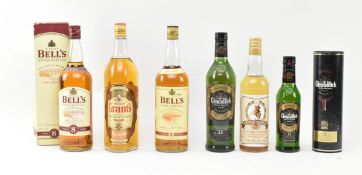 SIX VINTAGE & LATER SCOTCH WHISKY BOTTLES