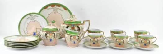 EARLY 20TH CENTURY JAPANESE FINE BONE CHINA TEA SERVICE